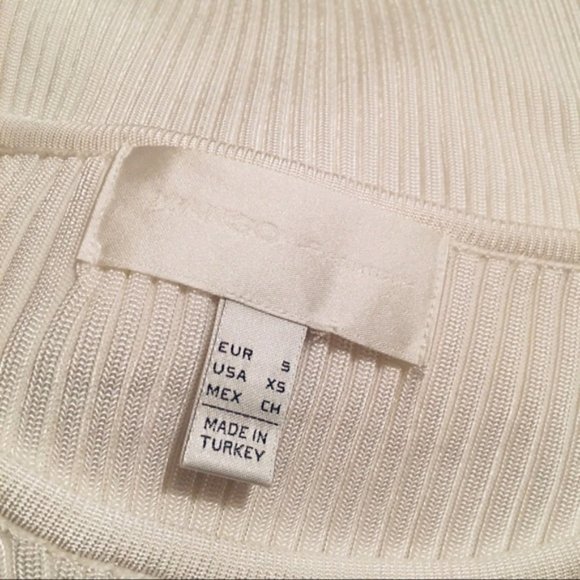 🛍🛒🎁Mango | Premium Ribbed Cropped Sweater - Picture 3 of 5